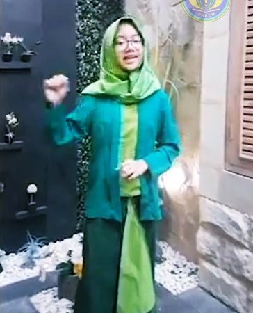 MIYARI PARIKERTITHA, SISWA SMP N 4 PAKEM  DUTA DIY PADA TINGKAT  NASIONAL  UNTUK STORY TELLING 2019