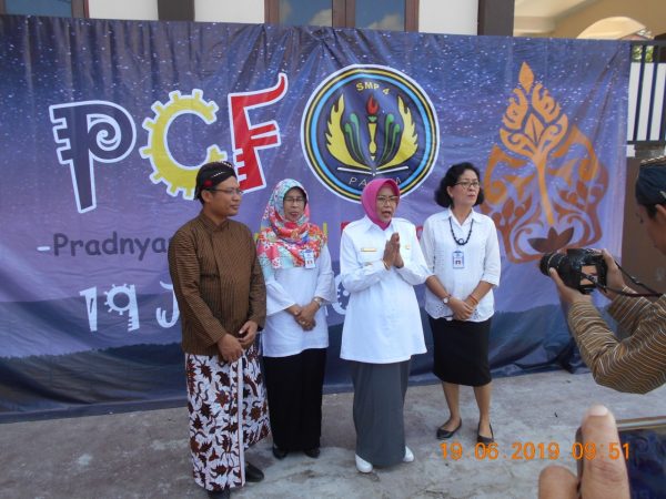PCF SMP 4 PAKEM  DIHADIRI WAKIL BUPATI SLEMAN