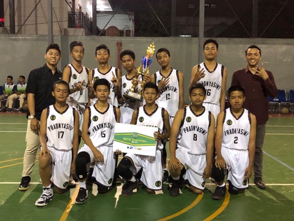 BASKET SMP 4 PAKEM JUARA 1 LAGI BASKET PRADNYA SIWI KAMPIUN NBL 2019
