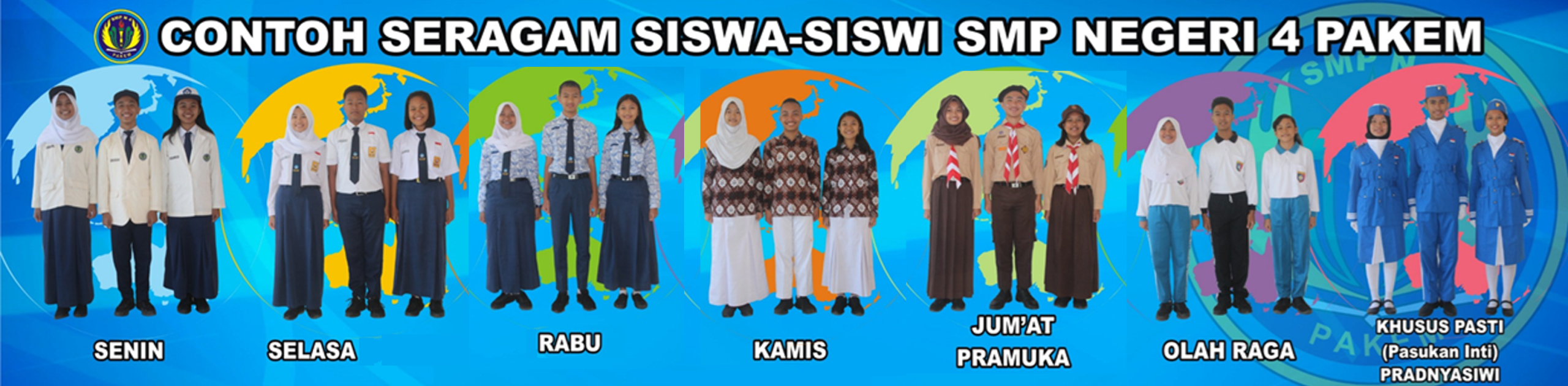 SERAGAM MURID SMPN 4 PAKEM