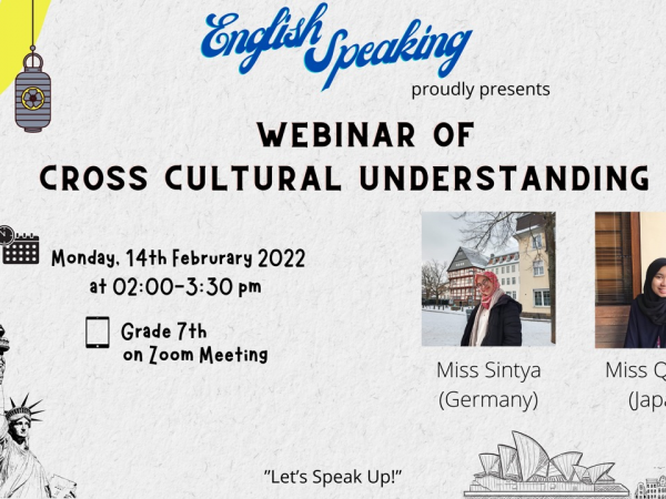 "Webinar of Cross Cultural Understanding #1"