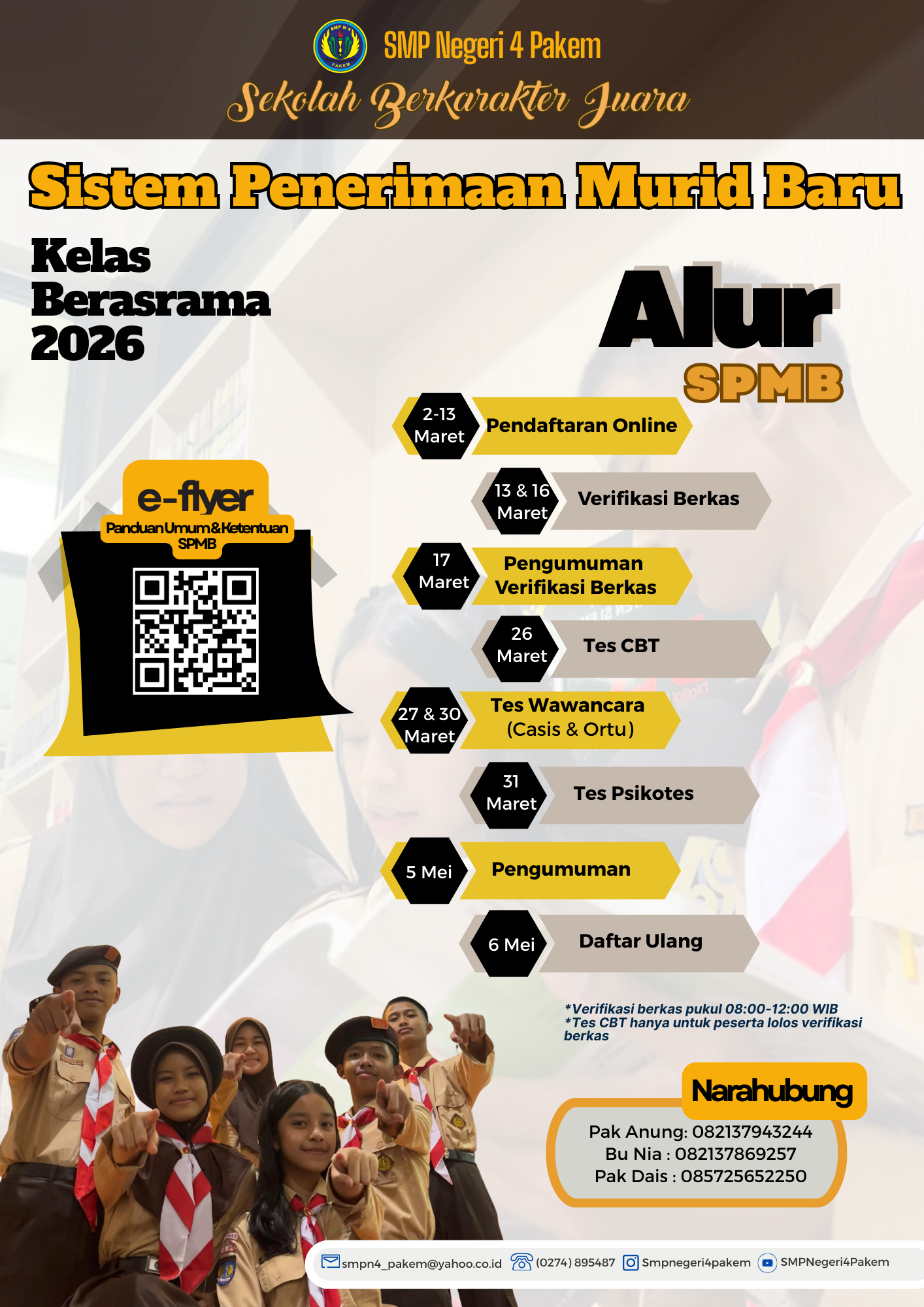 SPMB KELAS BERASRAMA TAHUN AJARAN 2026/2027
