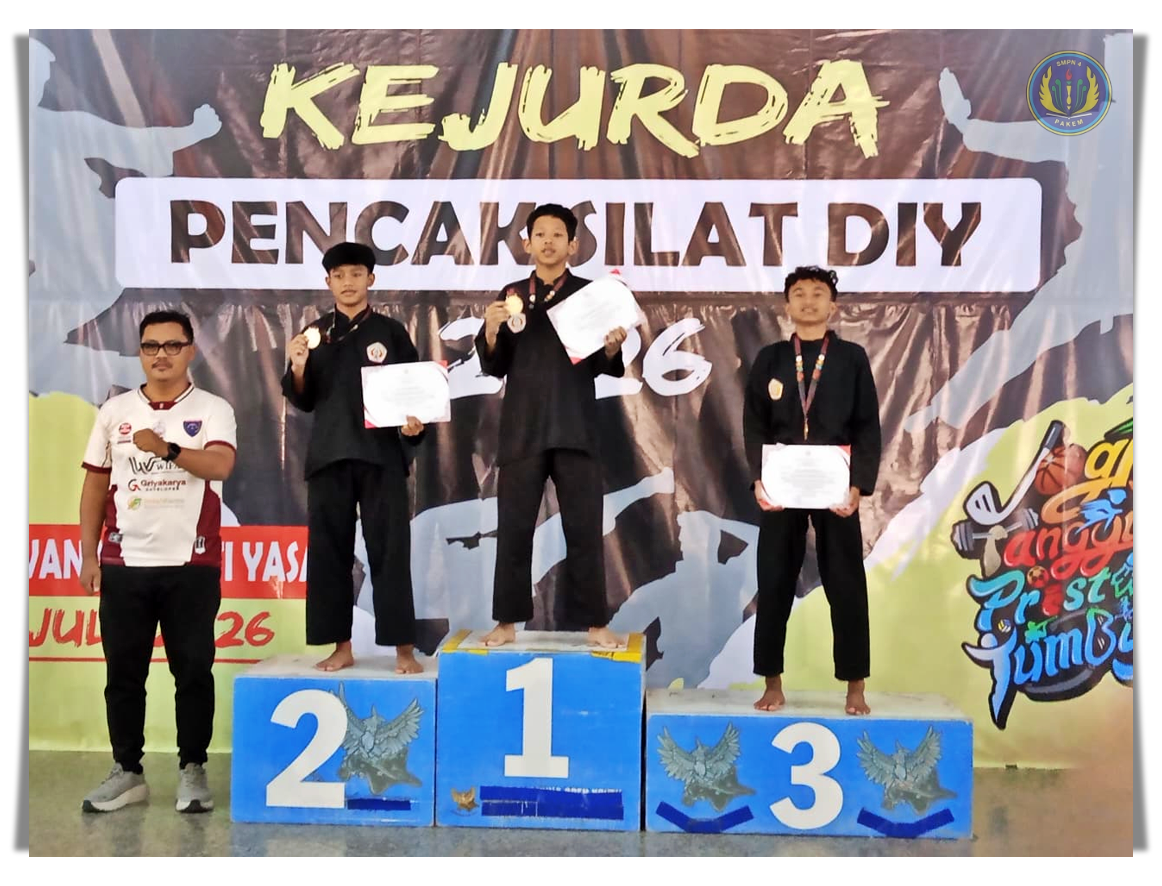 Daffa Arvinanda Raih Juara ke-1 Kejuaraan Daerah Pencak Silat DIY 2026, SMPN 4 Pakem Terus Wadahi Potensi Terbaik Siswa